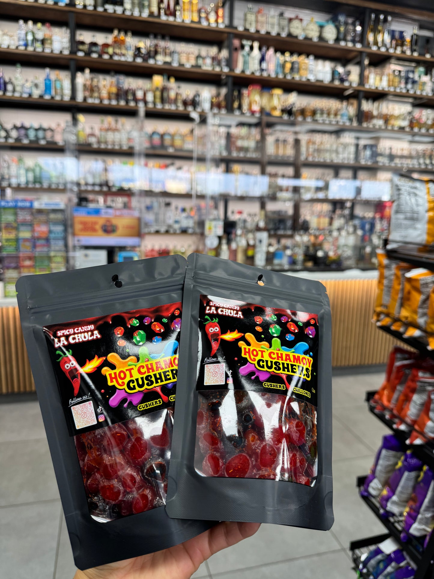 Extra Hot Chamoy Gushers - Gushers chillones