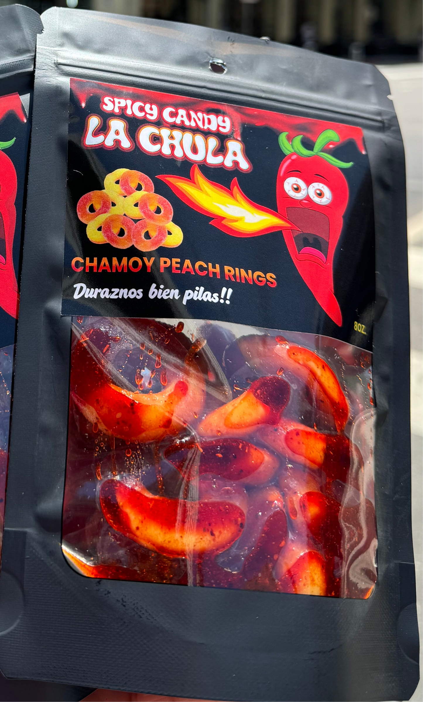 Chamoy Peach Rings - Duraznos bien pilas!!