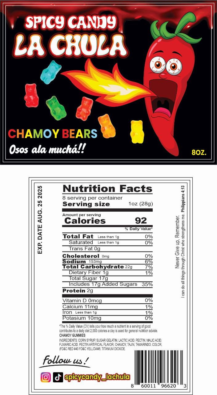Chamoy Bears - Osos ala mucha!!