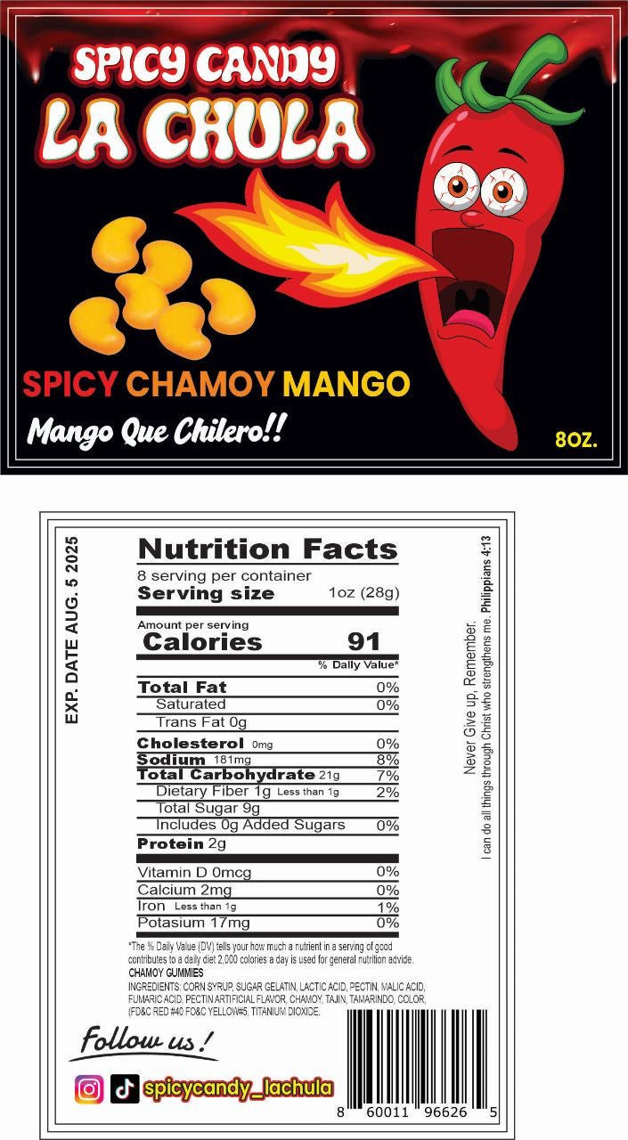 Spicy Chamoy Manguito - Mango Que Chilero!!